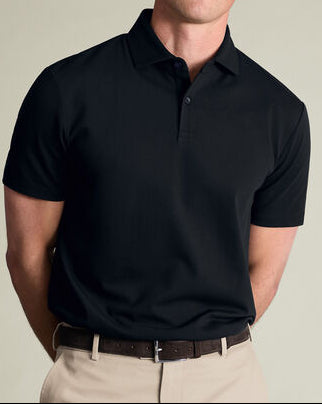 KING SAMPS ARTICLE#5308 Smart Polo - BLACK