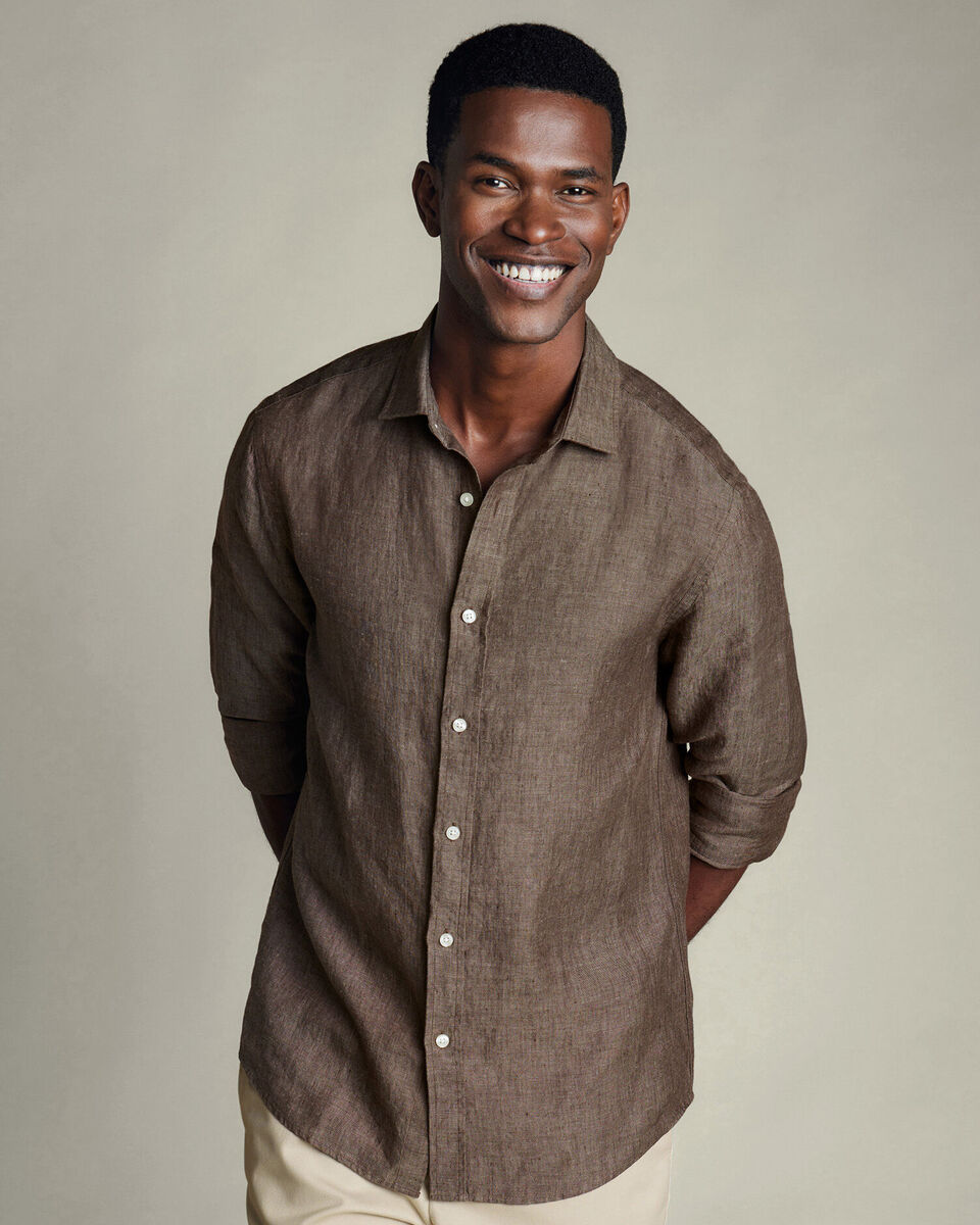 KING SAMP ARTICLE #5309 Men Linen Shirt