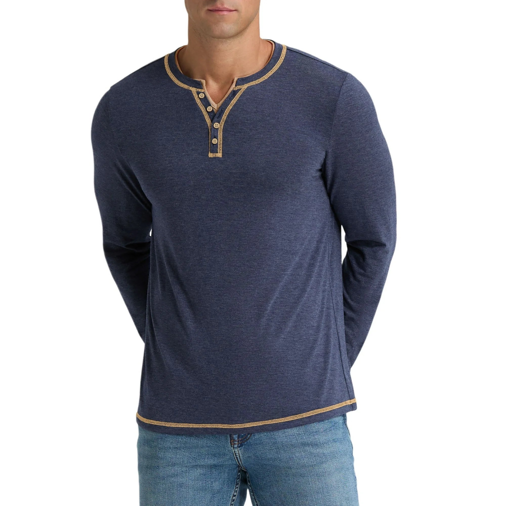 KING SAMP ATICLE #5318  Mens Shirts Long Sleeve T Shirt Fashion Casual Slim V Neck Shirts