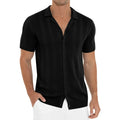 King Samp Article #5319 Mens Casual Button Down Shirt Summer Short Sleeve Cuban Vacation Beach Shirts